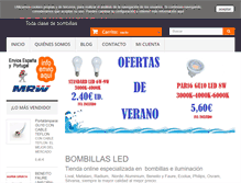 Tablet Screenshot of labombilleria.com